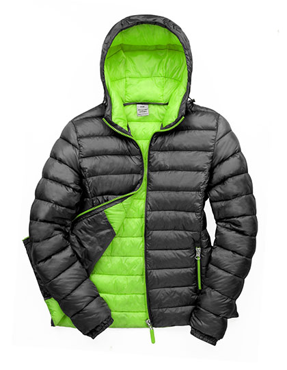 RT194F Women´s Snow Bird Hooded Jacket XS / Black/Lime