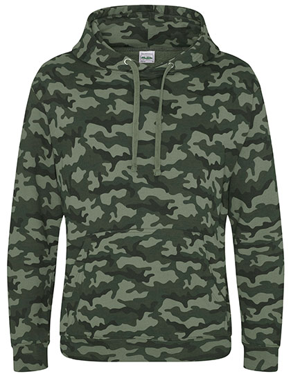 JH014 Camo Hoodie XS / Green Camo