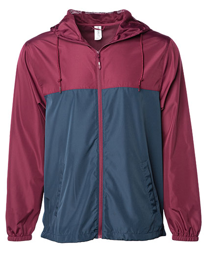 NP700 Unisex Lightweight Windbreaker Jacket XS / Maroon/Classic Navy/Maroon