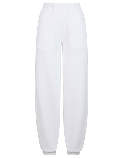 BY291 Ladies Fluffy Sweatpants XS / White