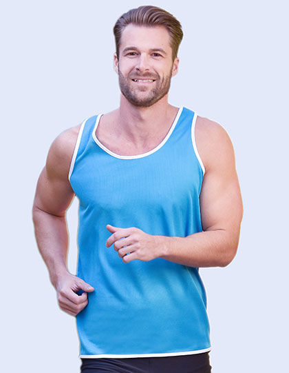 SW305 Men´s Contrast Sports Vest
