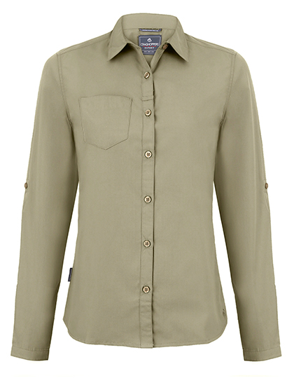 CES002 Expert Womens Kiwi Long Sleeved Shirt 36 (10) / Pebble