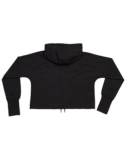 P140 Cropped Hoodie M / Black