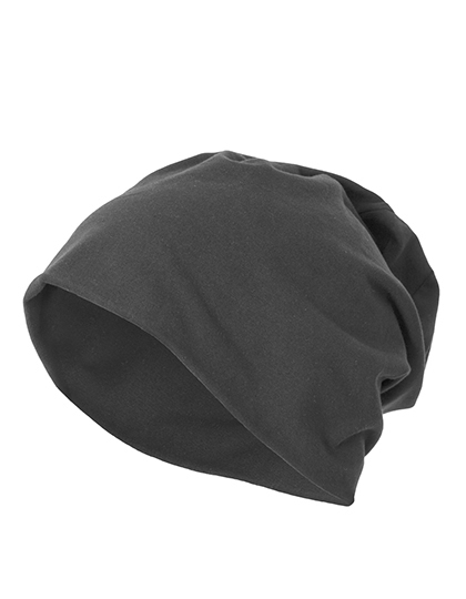 BY002 Jersey Beanie One Size / Mid Grey