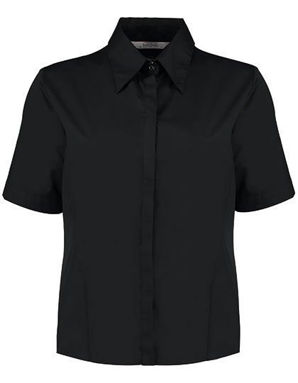 K735 Women´s Tailored Fit Shirt Short Sleeve 44 (XXL/18) / Black