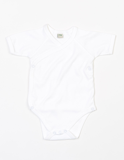 BZ05T Baby Kimono Bodysuit 3-6 months / White