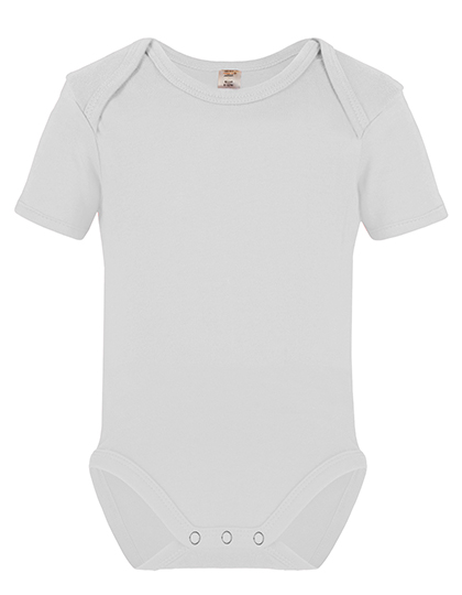 X801 Short Sleeve Baby Bodysuit Polyester 62-68 / White