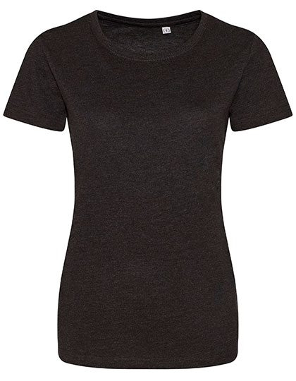 JT001F Women´s Tri-Blend T S / Heather Black