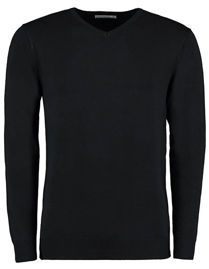 K352 Regular Fit Arundel V-Neck Sweater XXS / Black