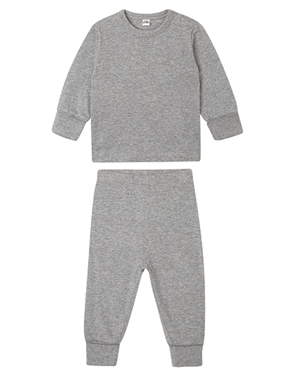 BZ67 Baby Pyjamas 6-12 months / Heather Grey Melange
