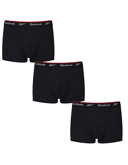 RBK8260 Men´s Short Sports Trunk - Redgrave (3 Pair Pack) XL / Black/Black/Black