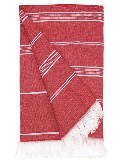 TH1400 Recycled Hamam Towel 100 x 180 cm / Red