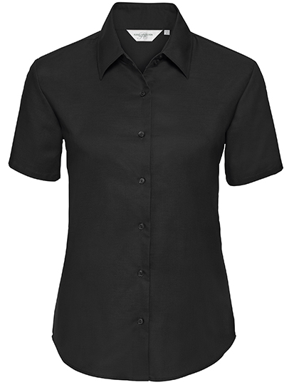 Z933F Ladies´ Short Sleeve Easy Care Oxford Shirt XS / Black