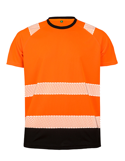 RT502 Recycled Safety T-Shirt 4XL/5XL / Fluorescent Orange/Black