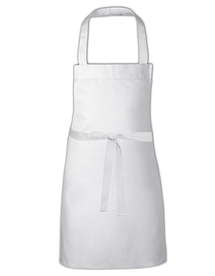 X1009 Kids´ Cotton Barbecue Apron 60 x 50 cm / White