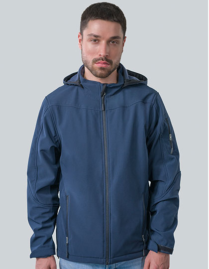 HRM1101 Men´s Hooded Soft-Shell Jacket