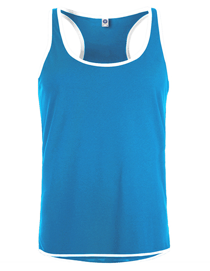 SW305 Men´s Contrast Sports Vest XS / Atoll/White