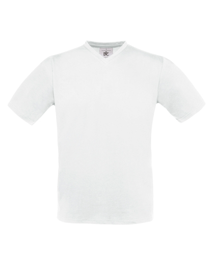 BCTU006 T-Shirt Exact V-Neck XXL / White