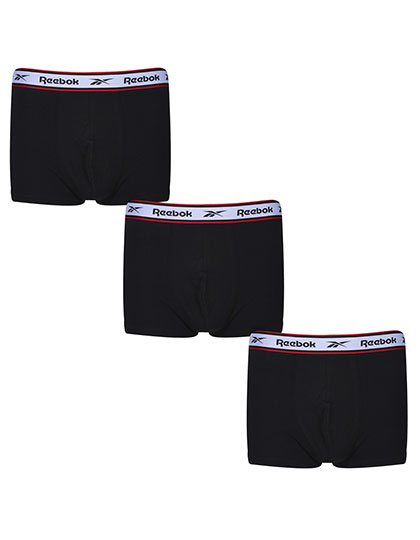RBK8265 Men´s Trunk - Barlow (3 Pair Pack) S / Black/Black/Black