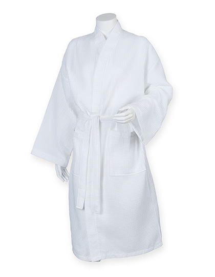 TC86 Waffle Robe S/M / White