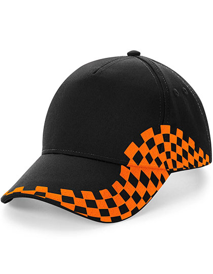 CB159 Grand Prix Cap One Size / Black/Orange