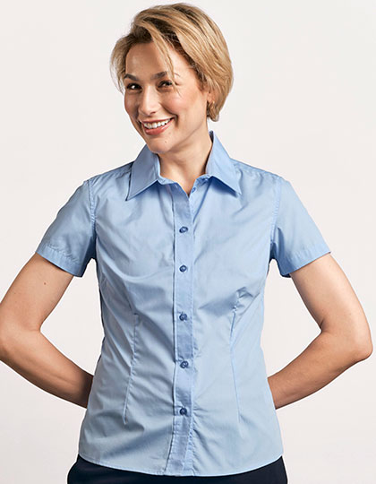 E6305 Women´s Poplin Shirt Short Sleeve
