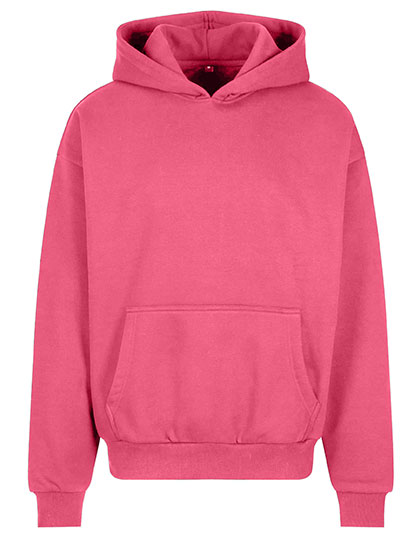 BY268 Ultra Heavy Oversized Hoody S / Hibiskus Pink