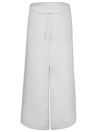 X962 Bistro Apron With Split 100 x 100 cm / White