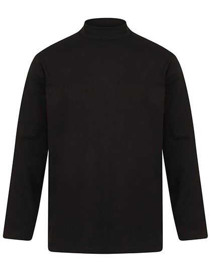 W020 Roll-Neck Long-Sleeve Top S / Black