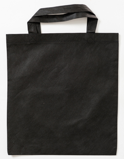 XT013 PP Shopper Bag Short Handles approx. 38 x 42 cm / Black