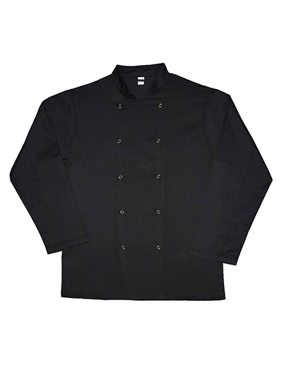 DL900 Unisex Long Sleeve Chef Jacket XXS / Black