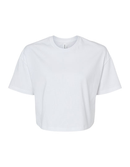 BL6482 Women´s Jersey Crop Tee S / White