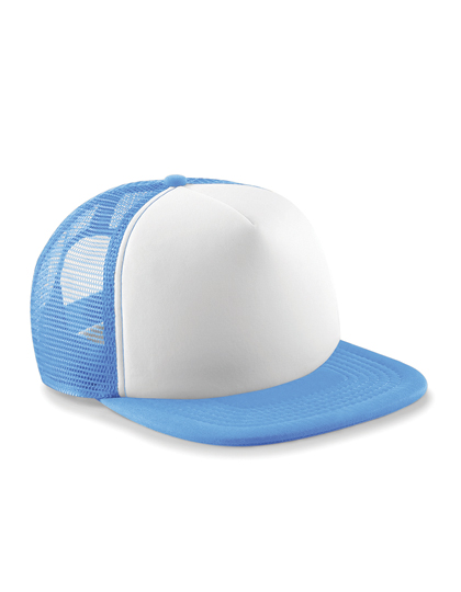 CB645b Junior Vintage Snapback Trucker One Size / Sky Blue/White