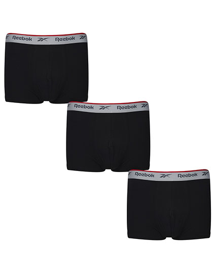 RBK8266 Men´s Trunk - Ovett (3 Pair Pack) XL / Black/Black/Black