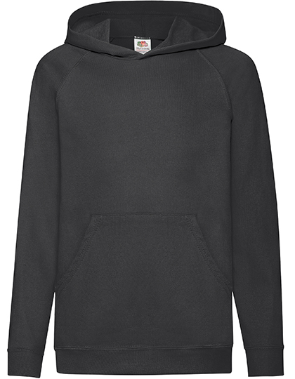 F430K Kids´ Lightweight Hooded Sweat 116 / Black