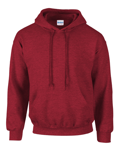 G18500 Heavy Blend™ Adult Hooded Sweatshirt S / Antique Cherry Red (Heather)