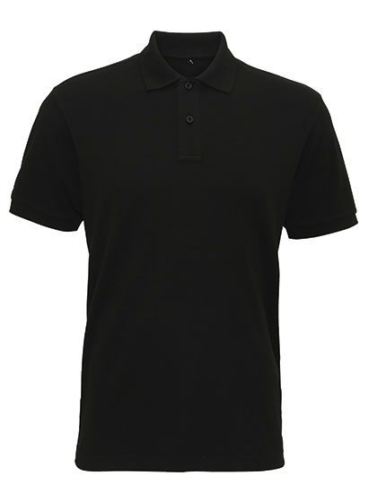 AQ005 Men´s Super Smooth Knit Polo S / Black