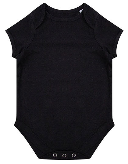 LW655 Organic Bodysuit new born / Black
