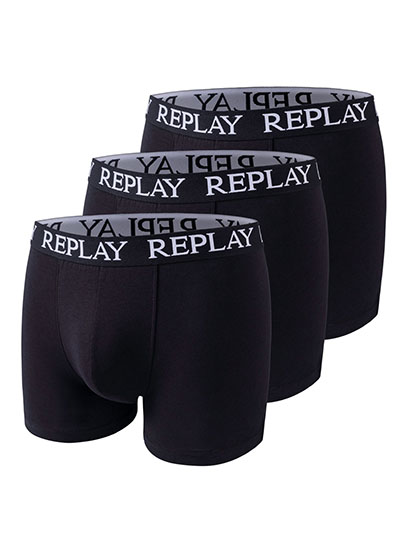 RP101102 Men´s Boxer Short (3 Pair Box) S / Black/Black/Black