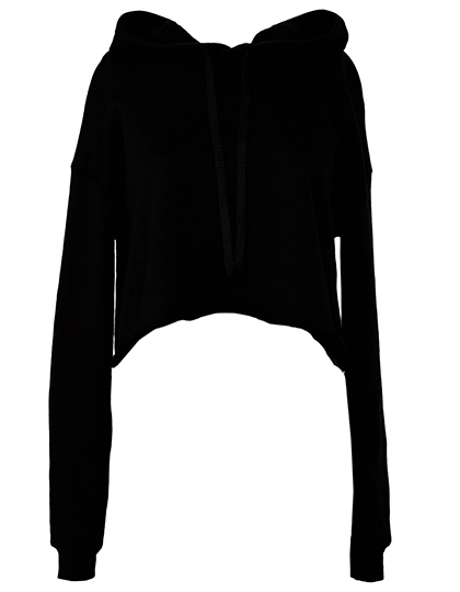 BL7502 Women´s Cropped Fleece Hoodie S / Black