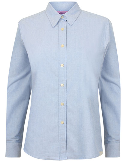 W511 Ladies´ Classic Long Sleeved Oxford Shirt XS / Blue Oxford