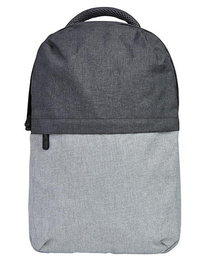BS19431 Daypack - Stockholm 43 x 30 x 10 cm / Dark Grey Melange/Light Grey Melange