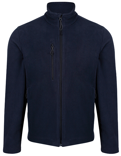 RG6180 Honestly Made Recycled Full Zip Fleece Jacket S / Navy