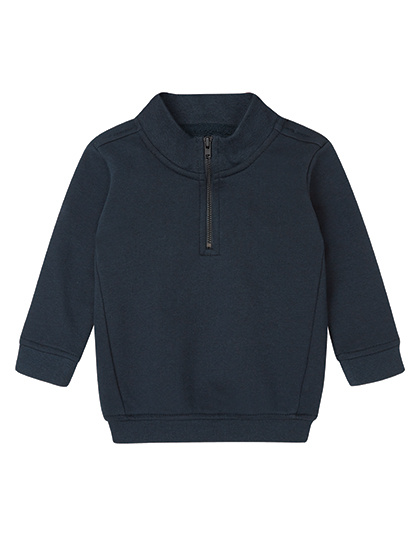 BZ66 Baby Quarter Zip Sweat 12-18 months / Navy