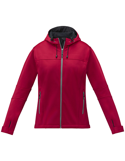 EL38328 Ladies´Match Softshelljacket XS / Red