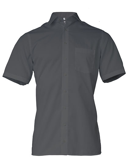 MV470012 Men´s Shirt Modern Fit Short Sleeve 38 / Anthracite