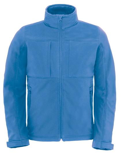 BCJM950 Men´s Hooded Softshell S / Azure