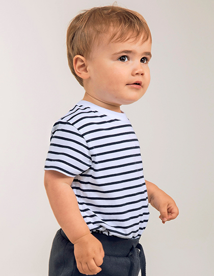LW027 Short Sleeved Stripe T Shirt
