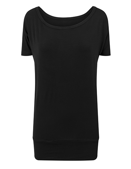 BY040 Ladies´ Viscose Tee S / Black