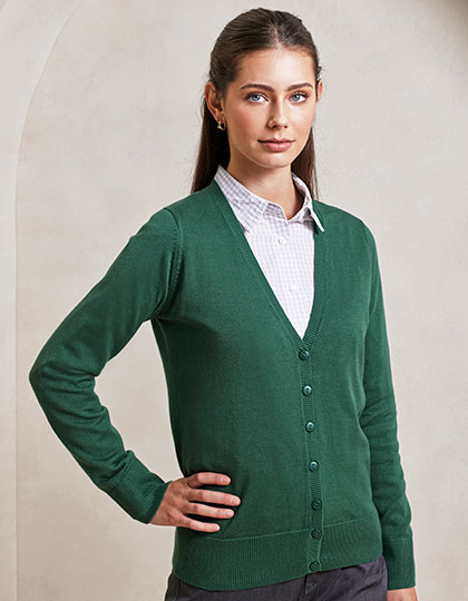 PW697 Women´s Button Through Knitted Cardigan
